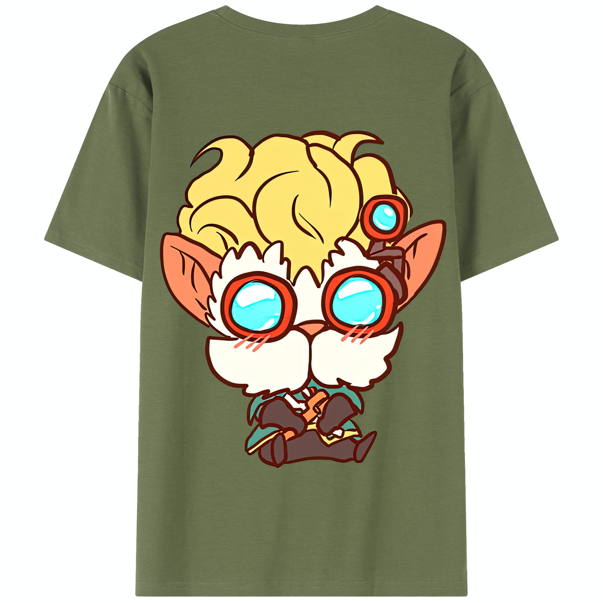 リーグ・オブ・レジェンド League of Legends LOL 綿100％半袖Tシャツ（背面プリント）